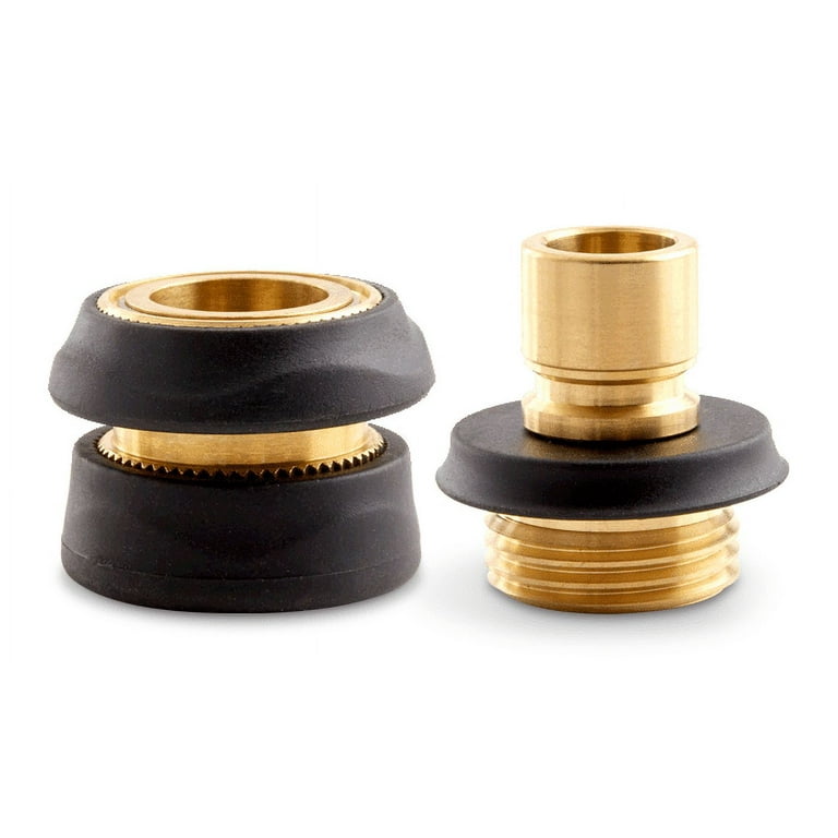 Gilmour Heavy Duty Brass Threaded Female/Male Quick Connector Gilmour Heavy Duty Brass Threaded Female/Male Quick Connector