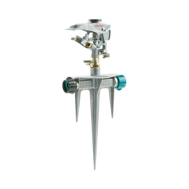 Gilmour Metal Spike Base Whirling Sprinkler 1800 sq ft 1 pk Gilmour Metal Spike Base Whirling Sprinkler 1800 sq ft 1 pk