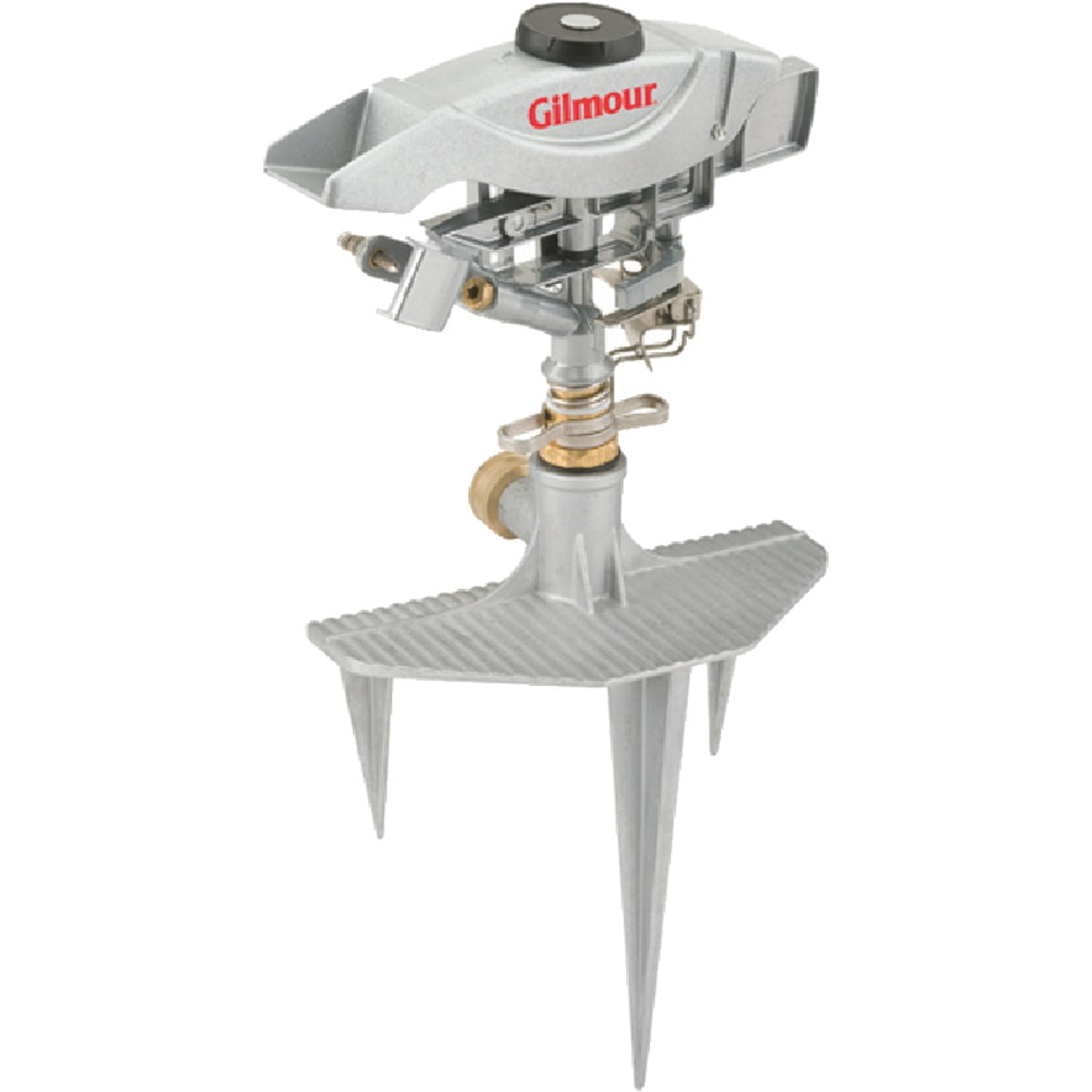 Gilmour Pro Adjustable Circular Sprinkler - Adjustable Flow - Multicolor — Garden & Landscape Use, Standard Connection