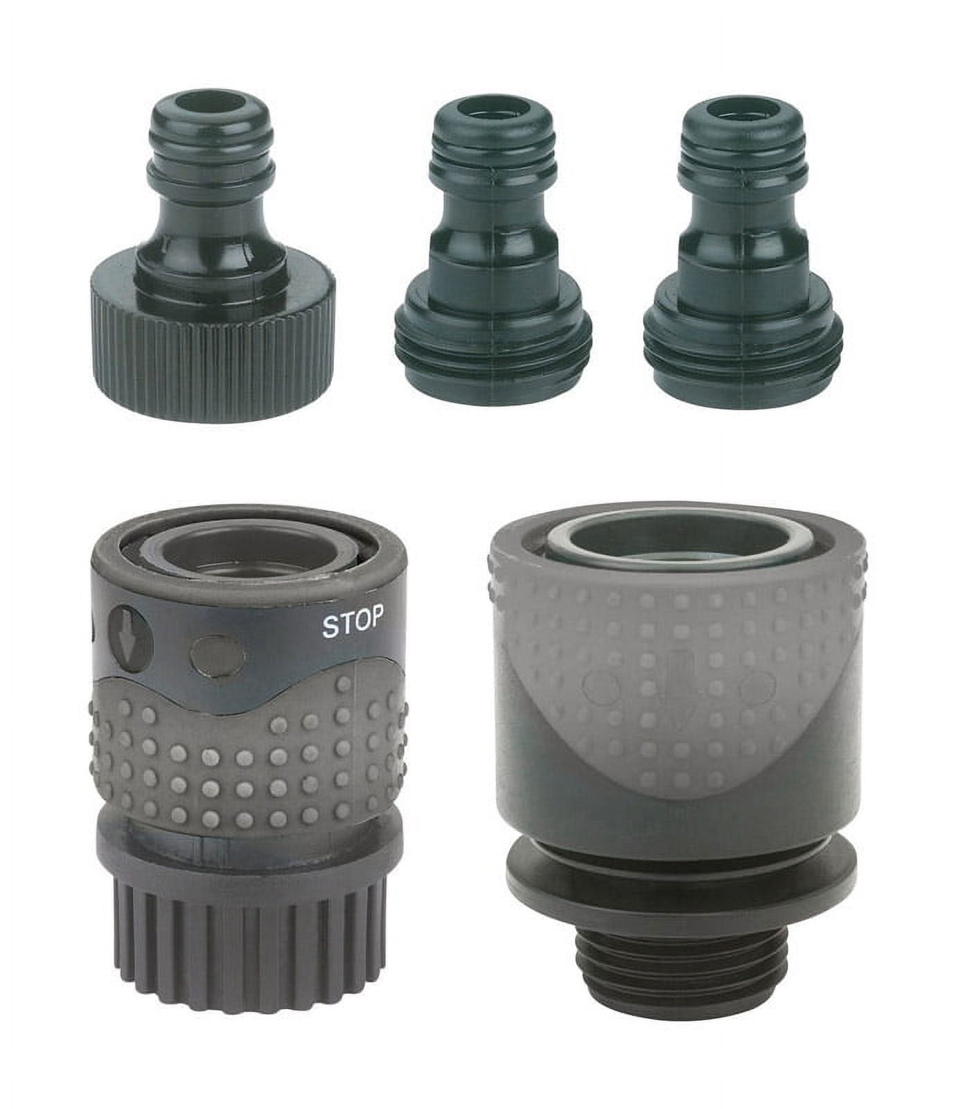 Gilmour Polymer Threaded 2 Male/1 Female Quick Connector Hose Set Gilmour Polymer Threaded 2 Male/1 Female Quick Connector Hose Set