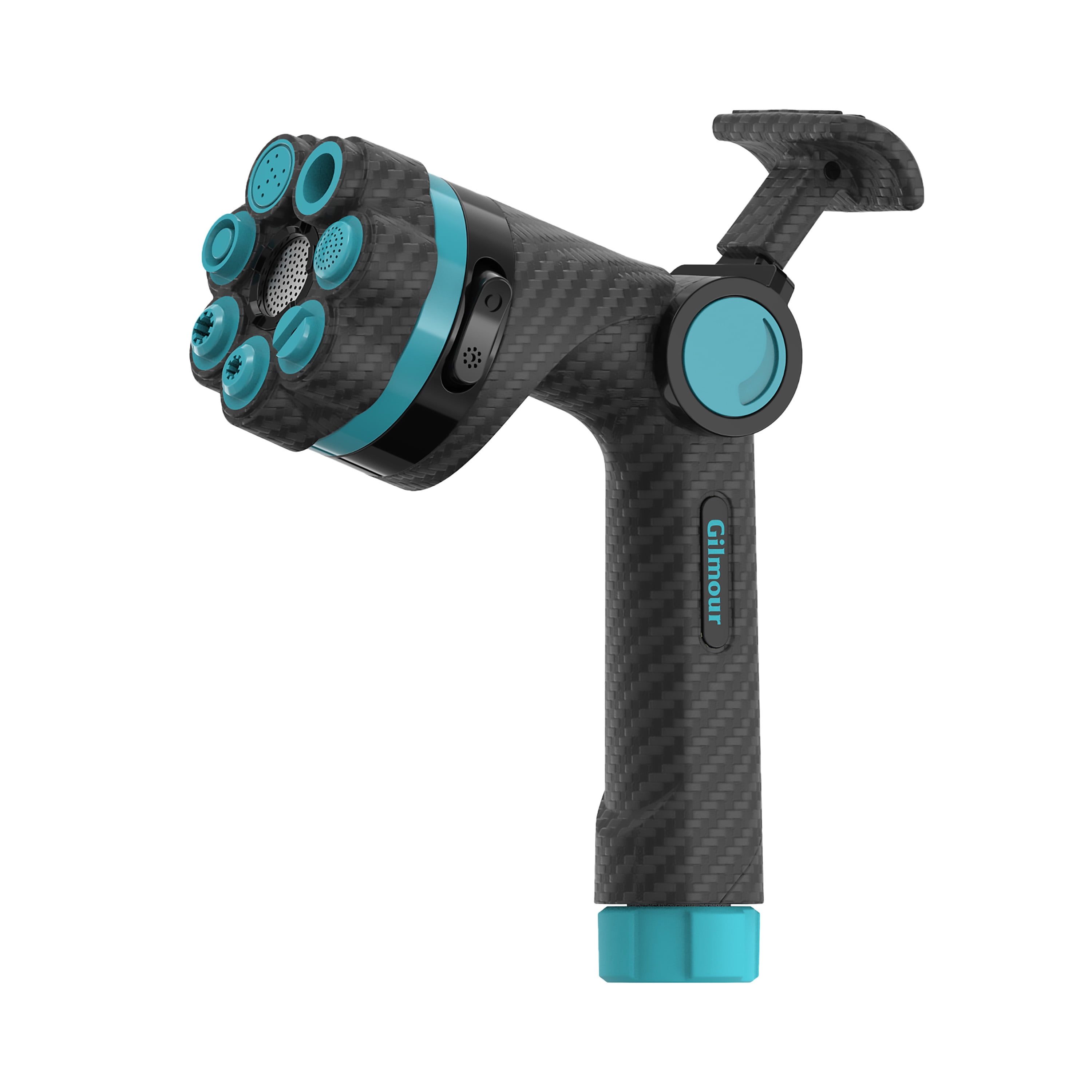 Gilmour Heavy Duty Graphite Fireman's Style 8-Pattern Nozzle with