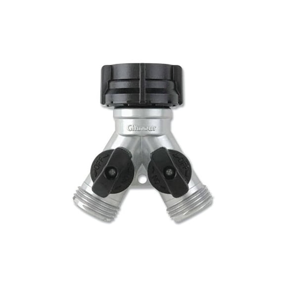 HOSE 2-WAY SHUT-OFF ZINC (Pack of 1)