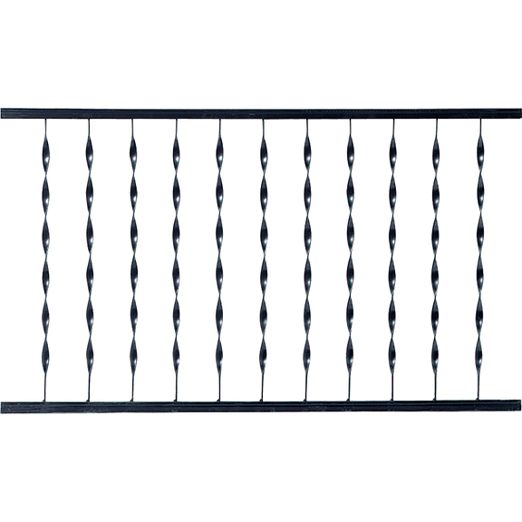 Gilpin Windsor Plus Wrought Iron Railing - Single Pack  Residential Use, Standard Application