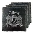 thumbnail image 1 of Gilroy Irish Coat of Arms Slate Coasters - Set of 4, 1 of 1