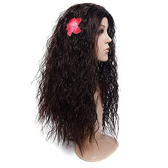 Gilrs Moana Wig Halloween Costume Accessories Party Favors