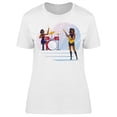 thumbnail image 1 of Gilrs Performing Music T-Shirt Women -Image by Shutterstock, Female XX-Large, 1 of 2