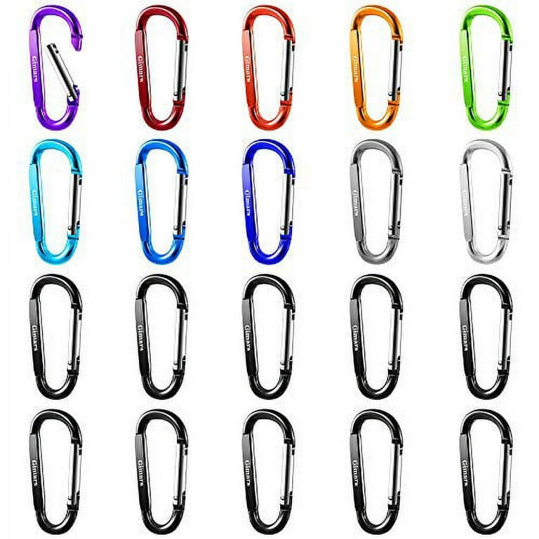 20Pcs camping bottle For Camping Carabiners Carabiner Clip For