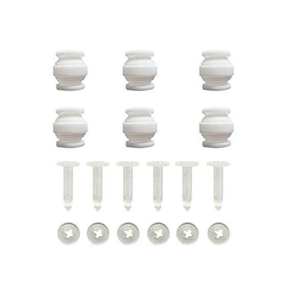 Gimbal Anti Vibration Damping Rubber Balls and Anti-Drop Pins Kit for DJI Phantom 3 Standard Professional Advanced, 6PCS