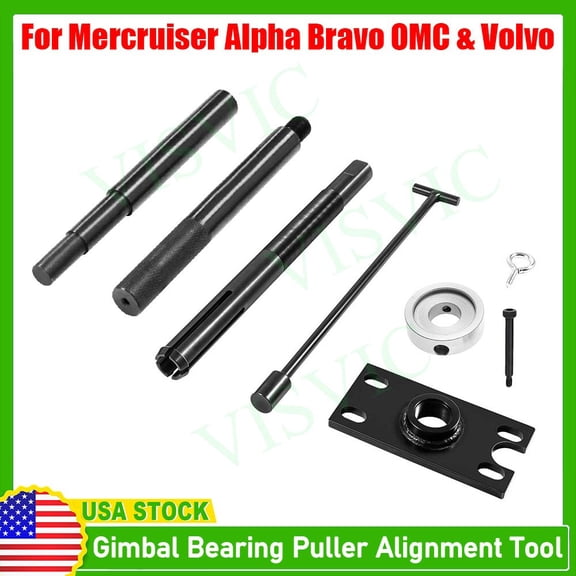 Gimbal Bearing Puller + Alignment Tool for Mercruiser Alpha Bravo OMC & Volvo US