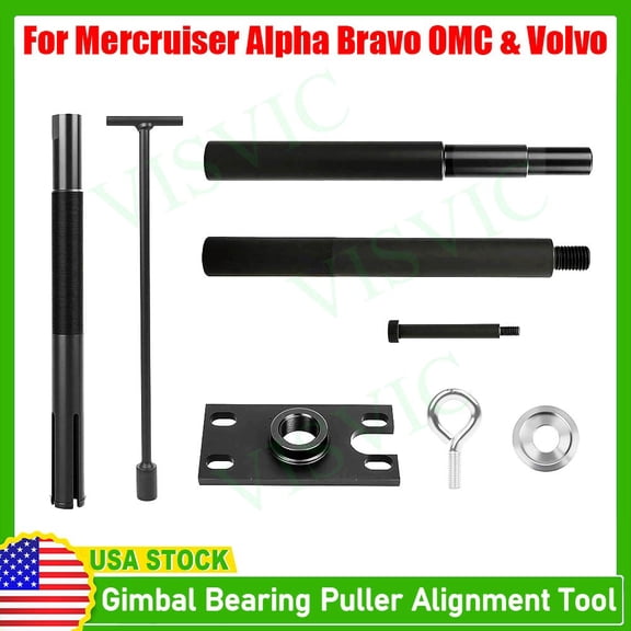 Gimbal Bearing Puller + Alignment Tool for Mercruiser Alpha Bravo OMC & Volvo