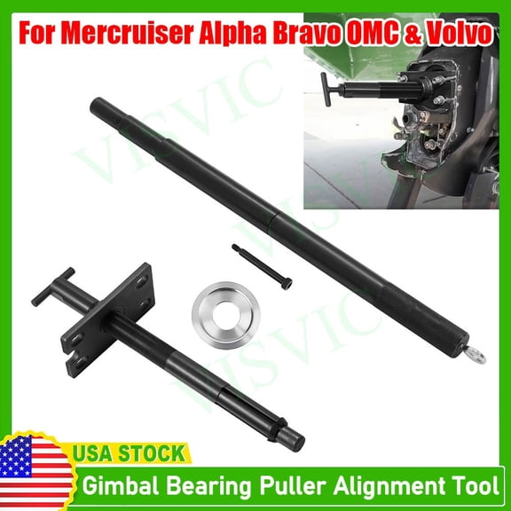 Gimbal Bearing Puller + Alignment Tool for Mercruiser Alpha Bravo OMC & Volvo