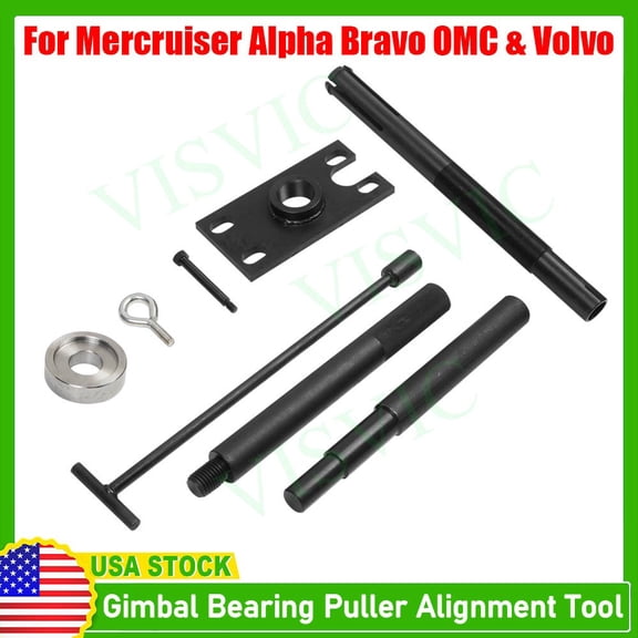 Gimbal Bearing Puller Installer + Alignment Tool for Mercruiser Alpha Bravo OMC