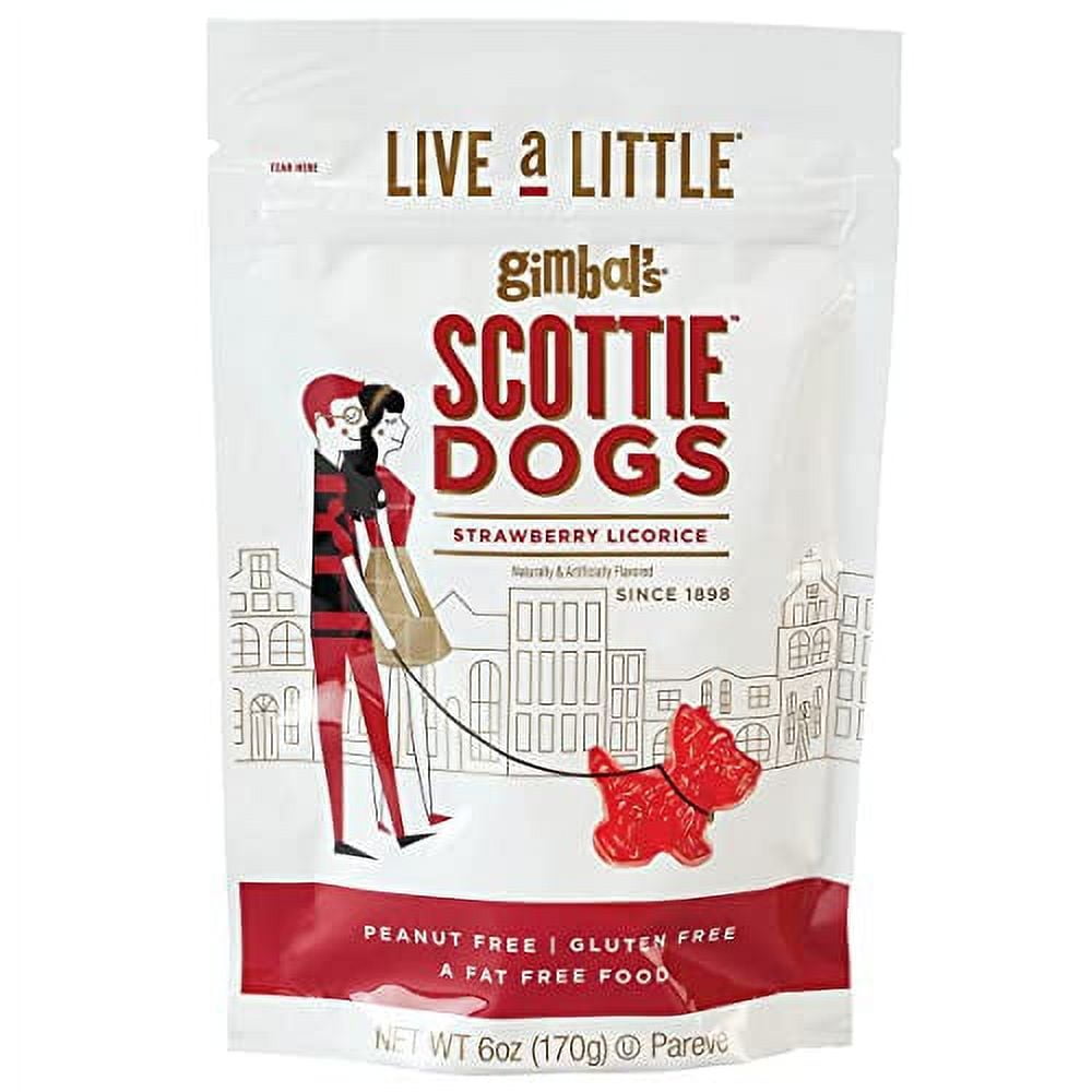Gimbal's Red Licorice Scottie Dogs, 6oz.