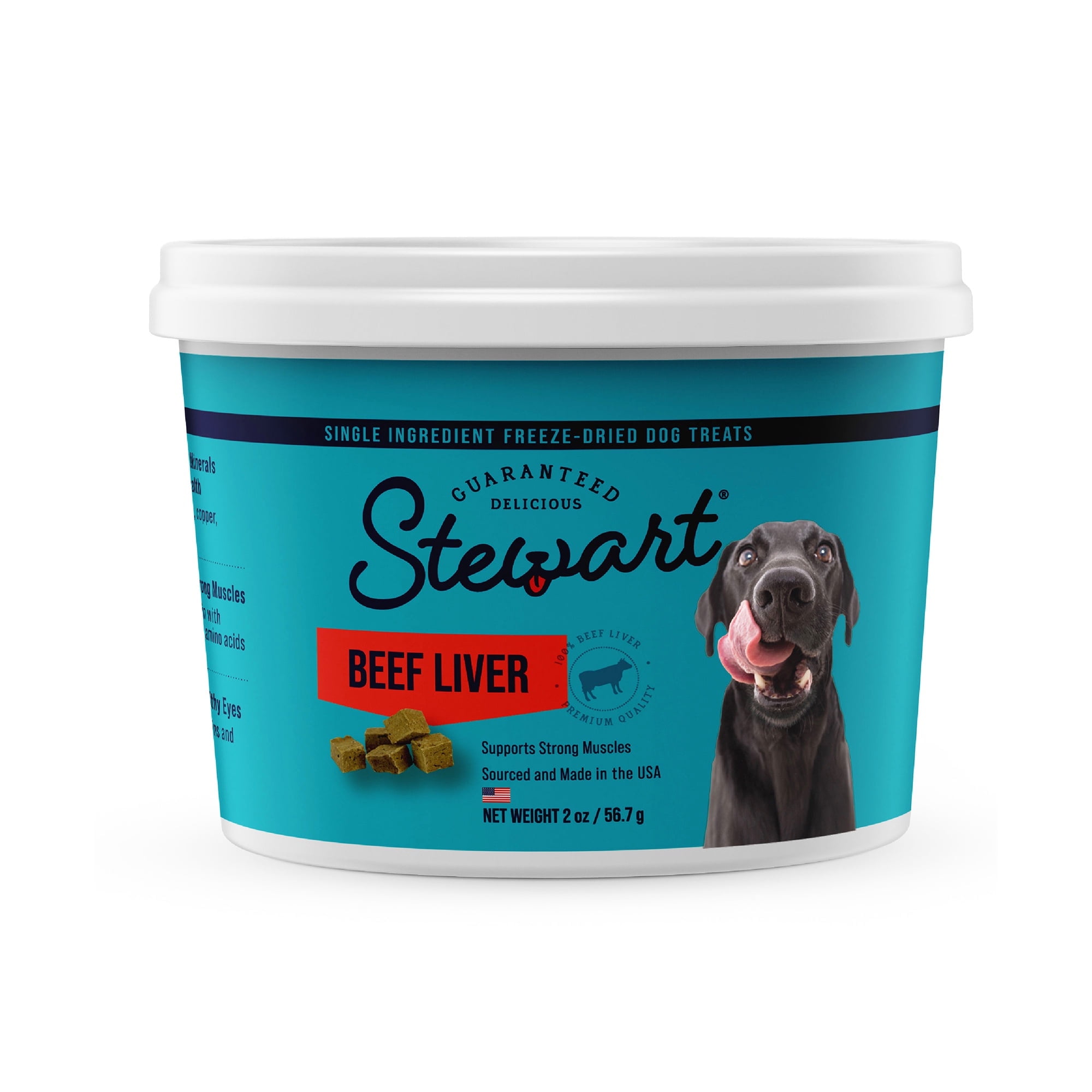 Stewart Freeze Dried Beef Liver - 2 oz Tub