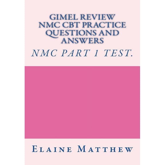 Gimel Review NMC CBT Practice Questions and Answers, (Paperback)