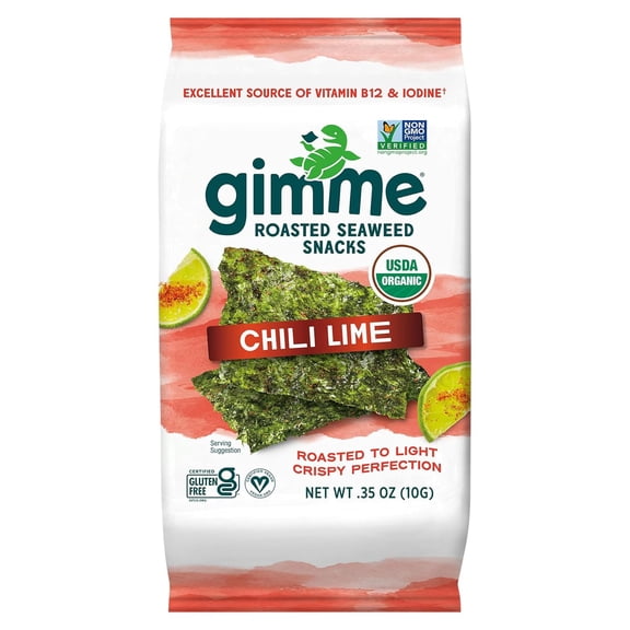 Gimme Chili Lime Seaweed Snacks .35 oz