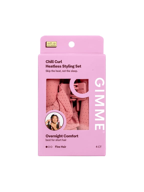Beauty Chill Curl Heatless Styling Set for Fine Hair - 4 Count