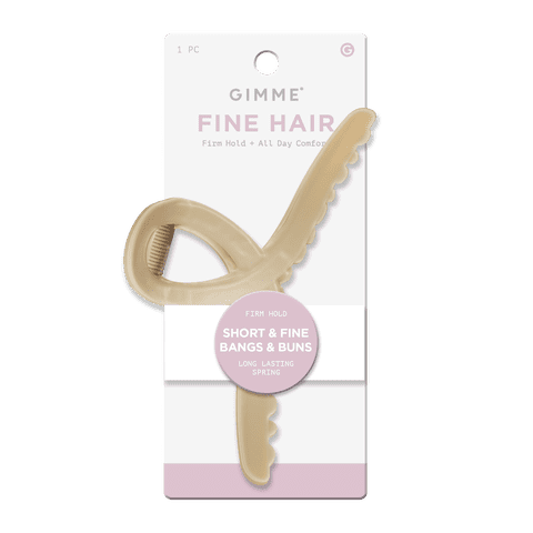 Gimme Beauty Claw Clip, Fine Loop, Sand, 1 Count