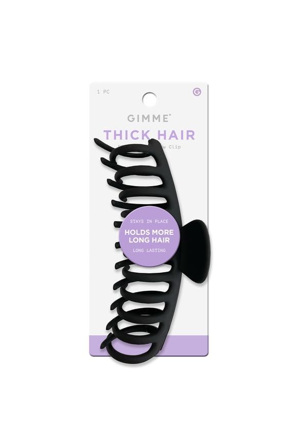 Beauty Claw Clip, Thick Barrell Xtra Large, Black, 1 Count