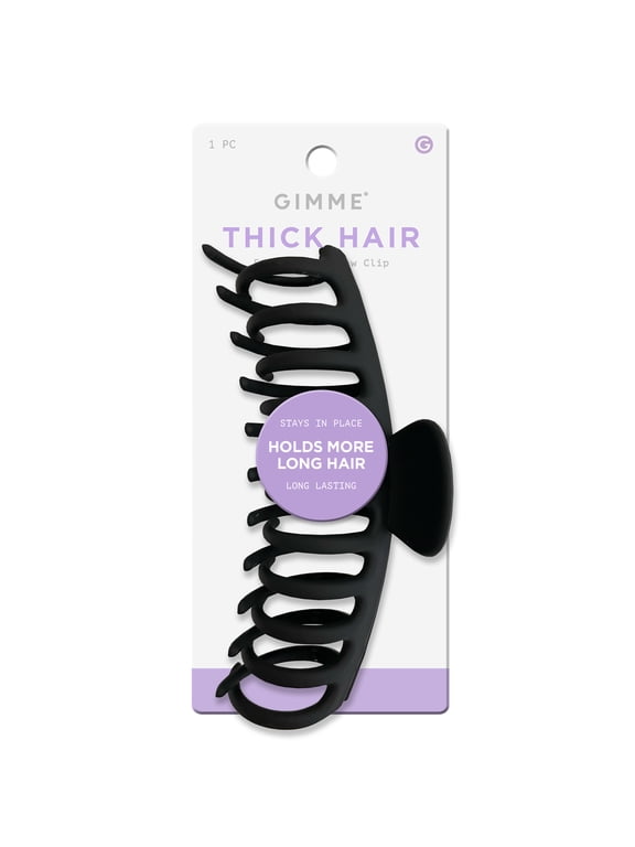 Beauty Claw Clip, Thick Barrell Xtra Large, Black, 1 Count