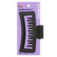 thumbnail image 1 of Gimme Beauty Claw Clip Thick Rectangle Xtra Large Double Teeth Black 1 Ct, 1 of 4