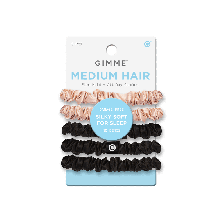 Gimme Satin Hair Bands, 5ct, Ultra-Gentle, Anti-Frizz  display picture 1