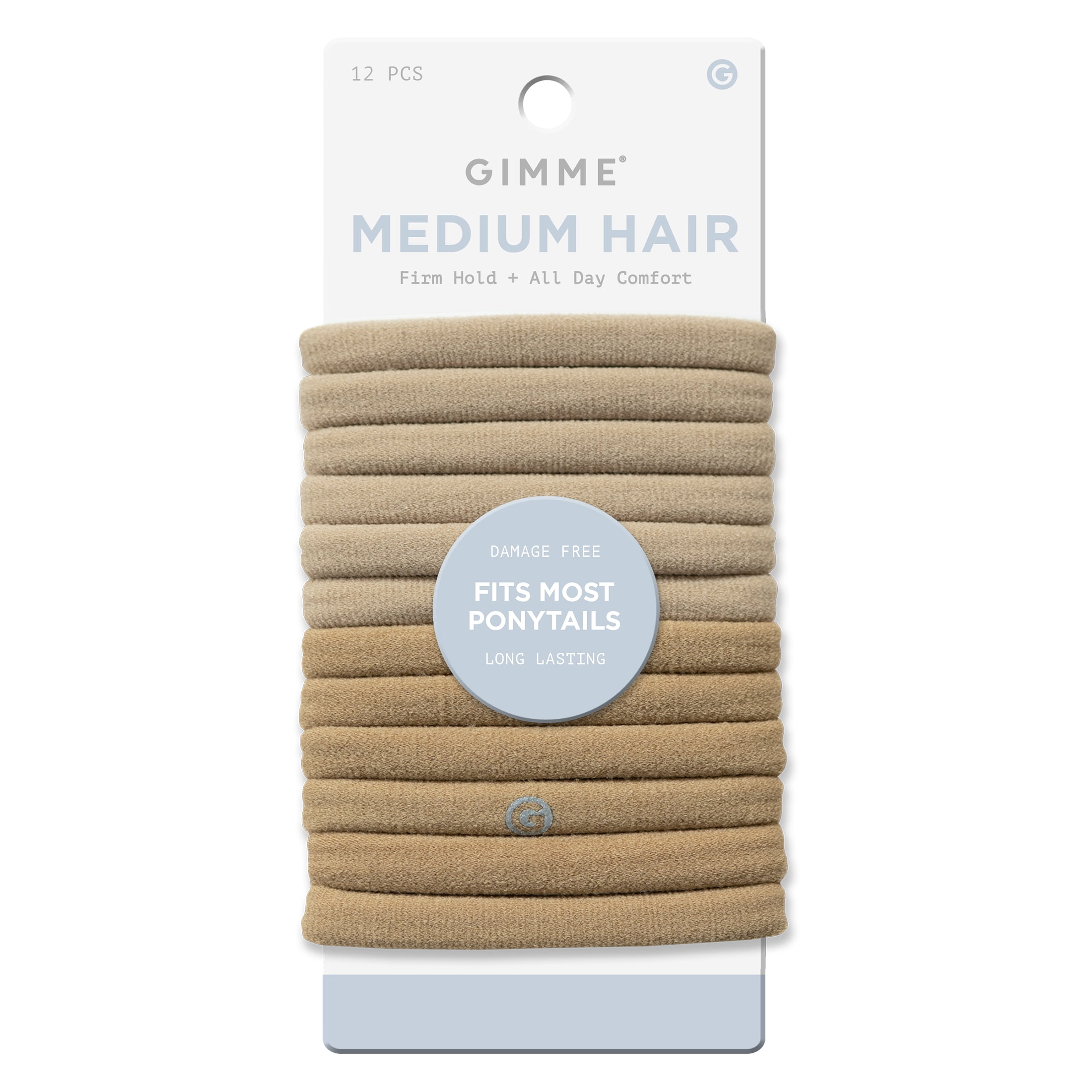 DURHAM ENTERPRISES Gimme Beauty Medium Hair Bands 12ct Blonde