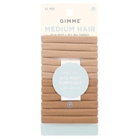 Gimme Beauty Any Fit Hair Bands 12pk - Blonde