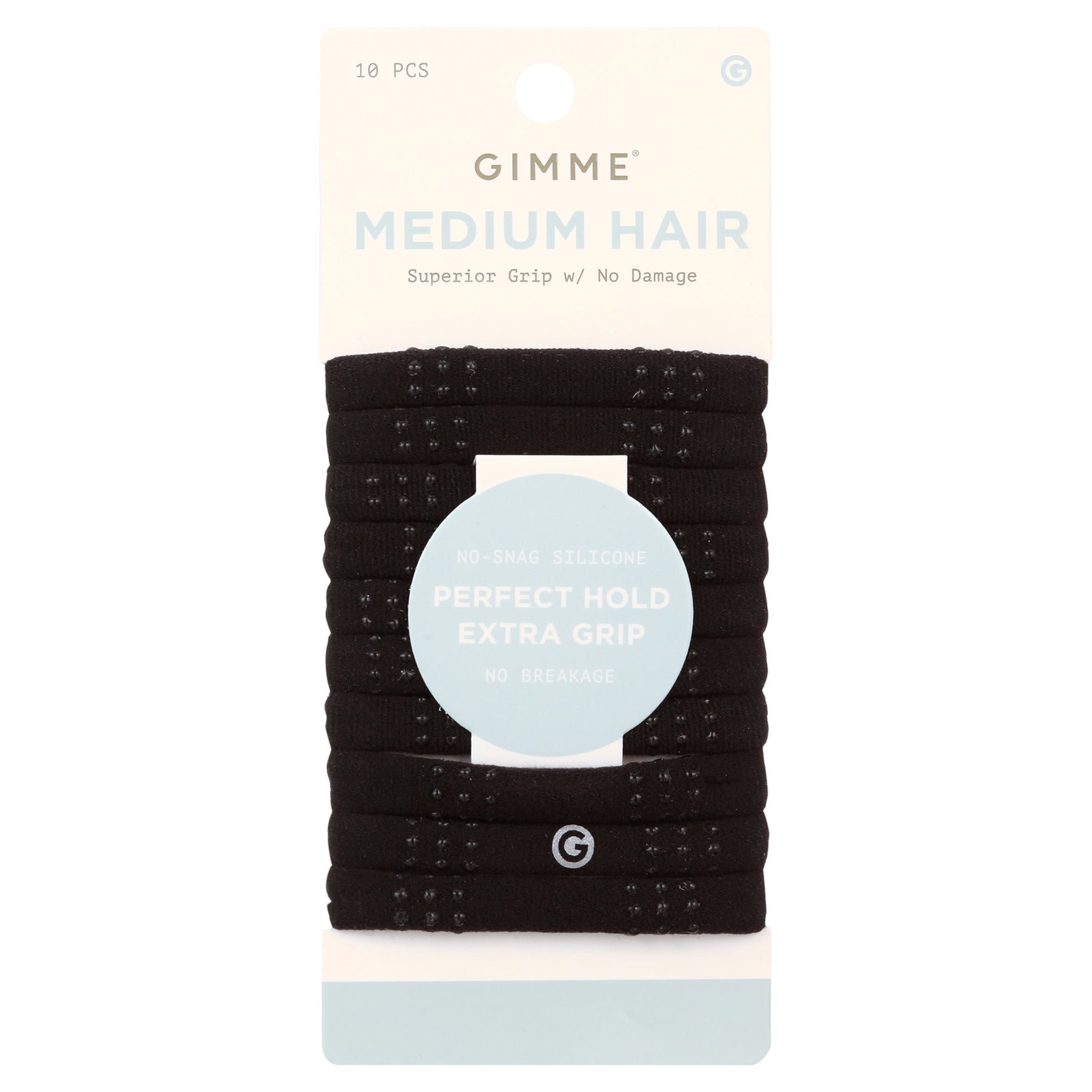 Gimme Beauty Silicone Grip Dots Medium Hair Band 10ct - Walmart.com