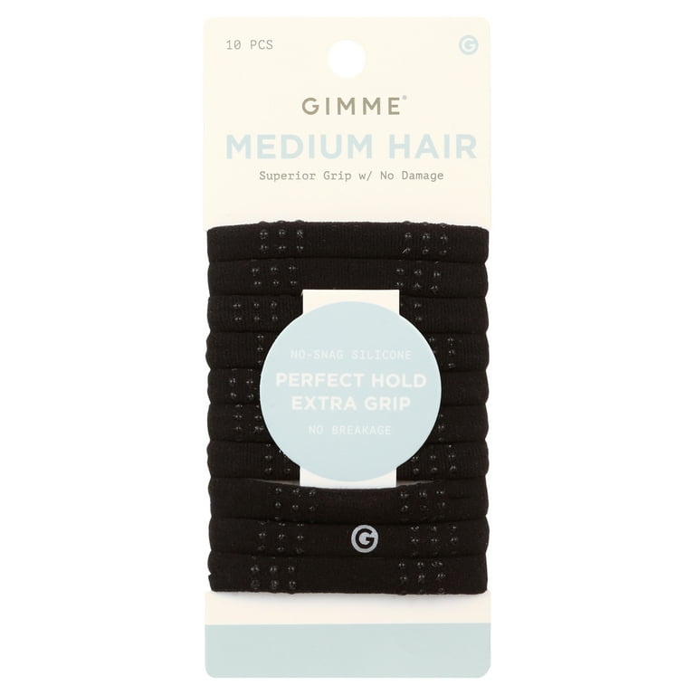 Gimme Beauty Silicone Grip Dots Medium Hair Band 10ct - Walmart.com