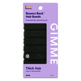 thumbnail image 1 of Gimme Beauty Seamless Extra Stretch Hair Ties for Thick Hair, Ponytail Holder, Black, 6 Count, 1 of 5