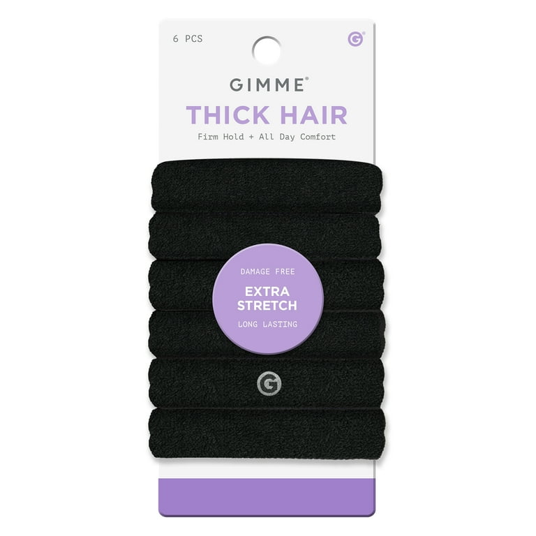 Gimme Beauty Seamless Extra Stretch Hair Ties for Thick Hair