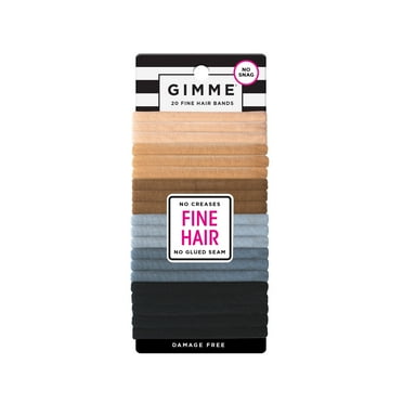Gimme Ponytail Holder Hair Tie for Fine Hair, Neutral Colors, 20 Ct