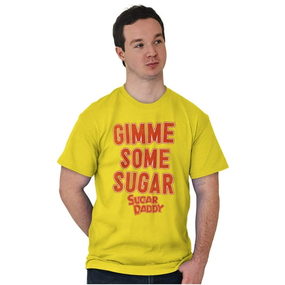 Gimme Some Sugar Daddy Candy Logo Men's Graphic T Shirt Tees Brisco Brands L