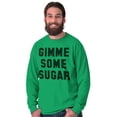 thumbnail image 1 of Gimme Some Sugar Flirty Cute Gym Long Sleeve TShirt Men Women Brisco Brands 2X, 1 of 6