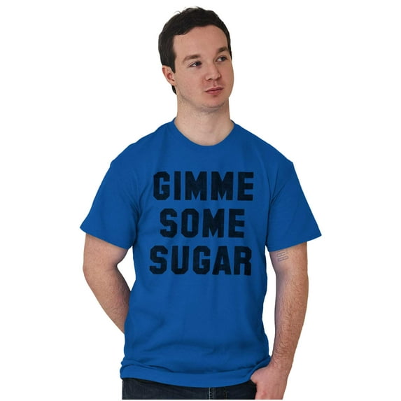 Gimme Some Sugar Flirty Cute Gym Plus Size Crewneck Graphic Tee Shirt Brisco Brands 2X
