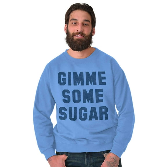 Gimme Some Sugar Flirty Cute Gym Unisex Plus Fleece Graphic Sweatshirt Brisco Brands 3X