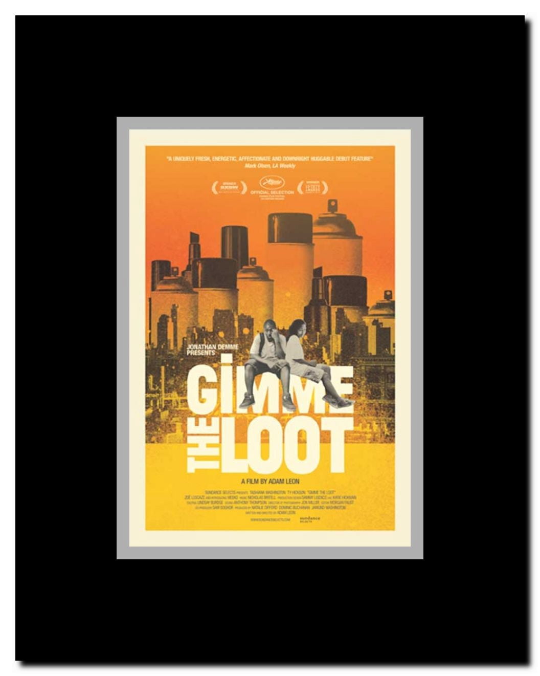 Gimme the Loot Framed Movie Poster