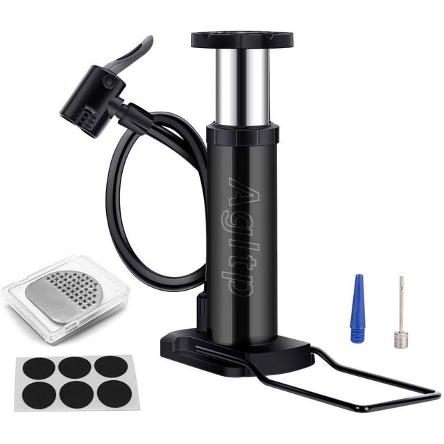 Gimsan Bike Pump,Mini Bike Floor Pump Compact Mini Bicycle Tire Pump