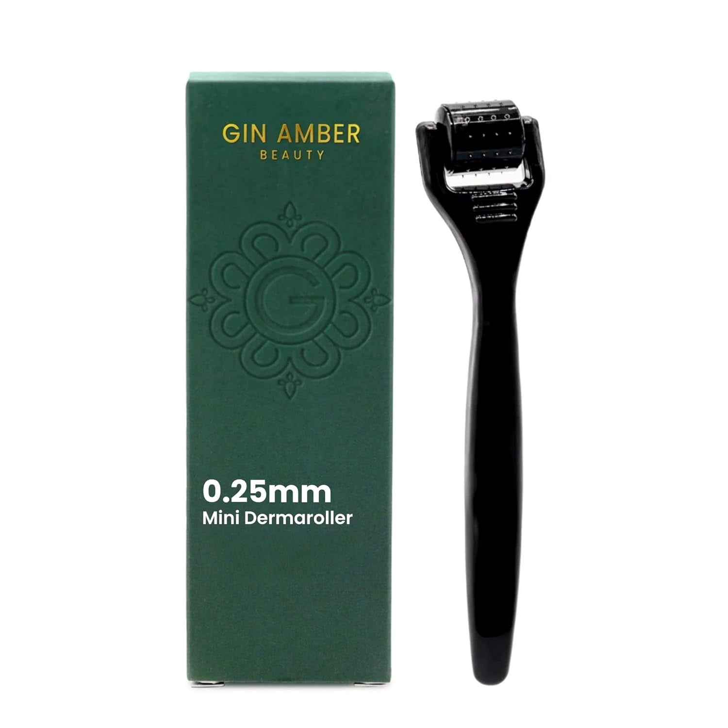 Gin Amber Beauty Facial Skin Roller Stainless Steel Skincare Tool