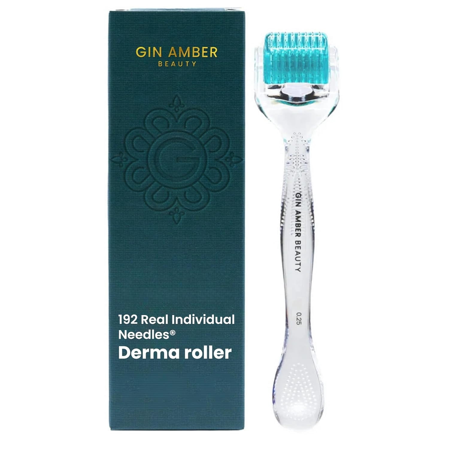 Gin Amber Beauty Facial Skin Roller Stainless Steel