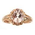 thumbnail image 1 of Gin & Grace 10KT RG Genuine Morganite and Diamond accent Ring., 1 of 6
