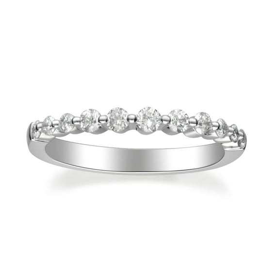 Gin & Grace 14KT WG Natural Diamond Accent Ring.