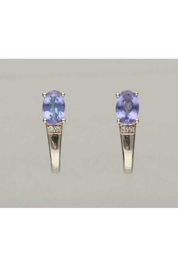 925 Sterling Silver & Diamond Earring