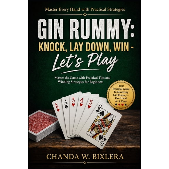 Gin Rummy: KNOCK, LAY DOWN, WIN - LET'S PLAY: Master the Game with Practical Tips and Winning Strategies for Beginners, (Paperback)