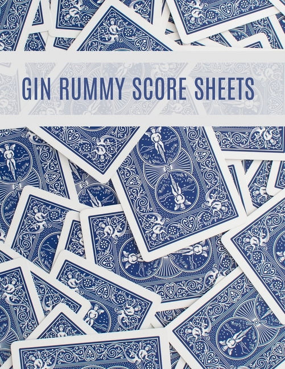Gin Rummy Score Sheets A pad of scoresheets Perfect for scorekeeping