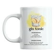 thumbnail image 1 of Gin Tonic Cocktail Art & Drink Recipe, Bartender Coffee & Tea Mug (11oz), 1 of 6