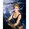 thumbnail image 1 of Gina Lollobrigida Glamorous Rare In Waterfall Black Swimsuit Vintage Portrait 24X36 Classic Hollywood Poster, 1 of 1