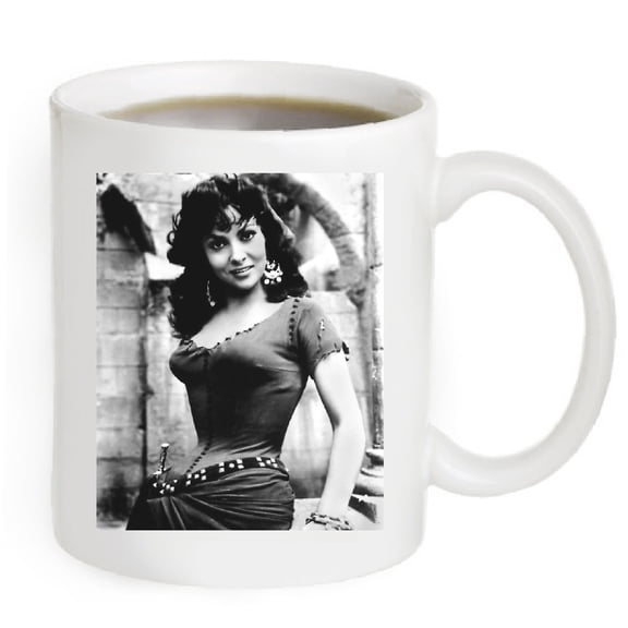 Gina Lollobrigida Photo coffee mug. 11fl oz.