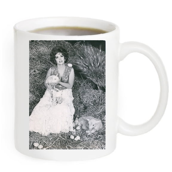 Gina Lollobrigida Photo coffee mug. 11fl oz.
